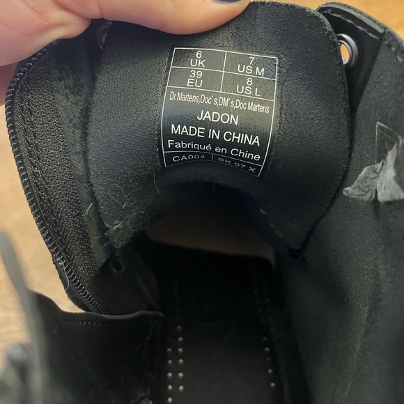 Doc Marten Jadon smooth leather platform boots - Picture 2 of 3